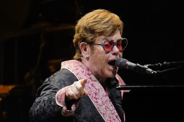 <p>Elton John performs (PA)</p>