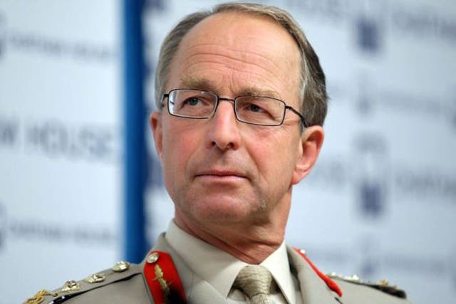 <p>Lord David Richards said he was ‘always doubtful’ about what would happen after Colonel Gaddafi was overthrown</p>