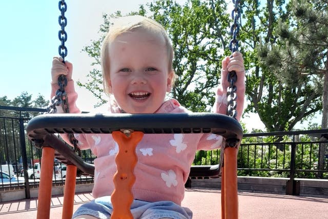 <p>Police released a photo of two-year-old Annabel Mackey, who died in September 2023</p>