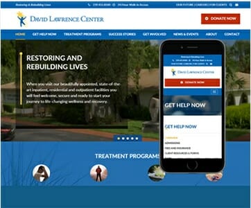 DAVID LAWRENCE CENTER DEBUTS NEW WEBSITE DESIGN