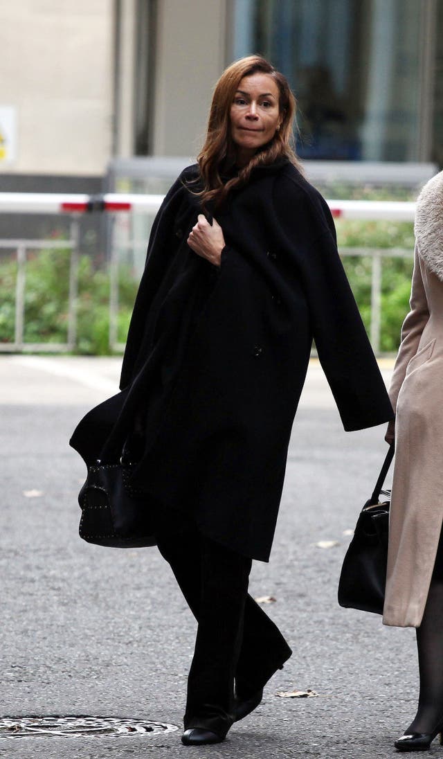 <p>Christina Haynes outside court</p>