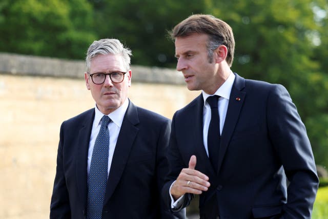 <p>Prime minister Keir Starmer will meet President of France Emmanuel Macron</p>