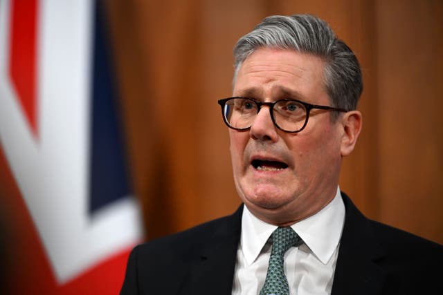 <p>Prime minister Sir Keir Starmer delivers a statement on defence spending in the Downing Street briefing room, Westminster</p>