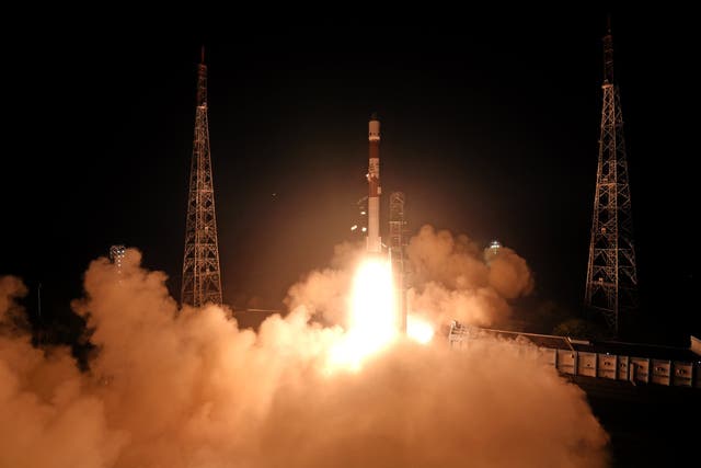 <p>India launches its first space docking mission</p>