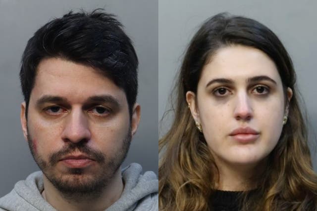 <p>Rafael Seirafe-Novaes and Beatriz Rapoport De Campos Maia were arrested at Miami International Airport after getting into a confrontation with airport security</p>
