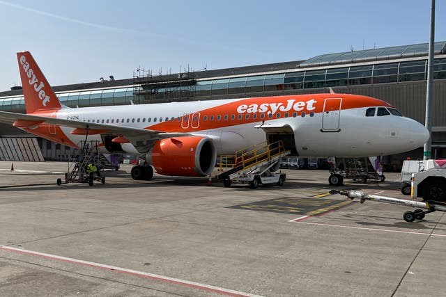 <p>Boarding soon? EasyJet Airbus at Luton airport</p>