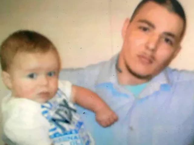 <p>IPP prisoner Thomas White with his son Kayden, aged just 10 months </p>