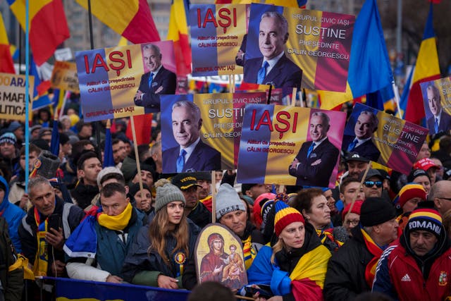 Romania Election Protest