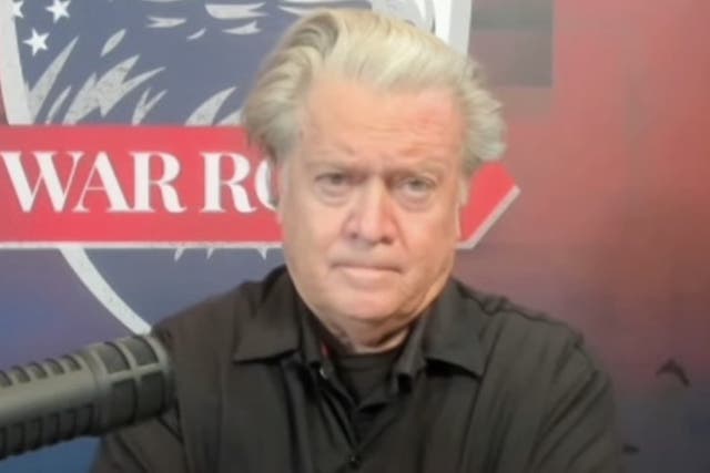 <p>Steve Bannon told Sky News that Zelensky is a 'punk' </p>