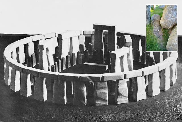 <p>Professor Meaden concluded that its shape was deliberately altered in order to give it a phallic appearance</p>