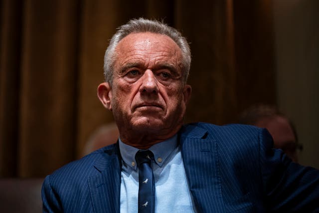 <p>RFK Jr, attending a cabinet meeting last week, appeared to champion the MMR vaccine as Texas battles with the rapid spread of measles </p>