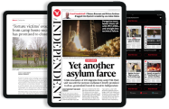 The Independent Daily Edition newspaper