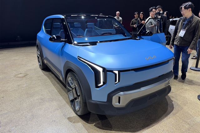 <p>It’s expected that the Kia EV2 production car will mirror the concept in its looks</p>